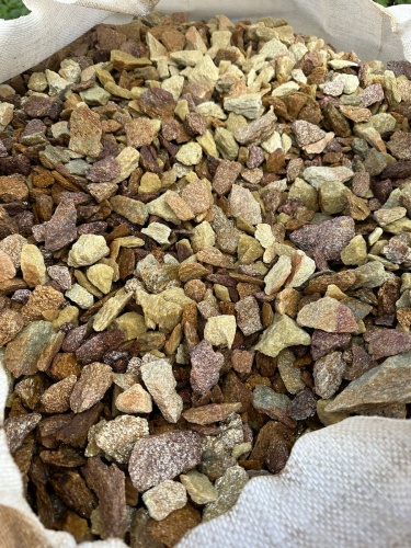 Златолит персиковый декоративная каменная крошка купить в Усть-Катаве