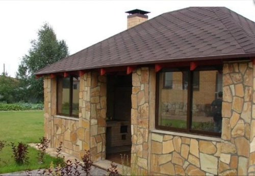 Плитняк златолит жёлтый золотистый для фасада 1,5-3см купить в Усть-Катаве