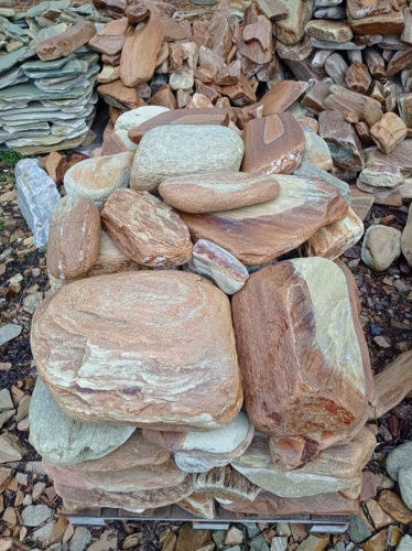 Златолит жёлтый, жёлто-зелёный глыбки и валуны для ланшафтного дизайна купить в Усть-Катаве