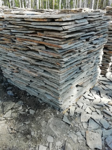 Плитняк златолит Уральский для цоколя, отмостки купить в Усть-Катаве