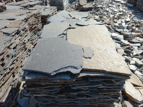 Плитняк серицит облицовочный 10-20мм купить в Усть-Катаве